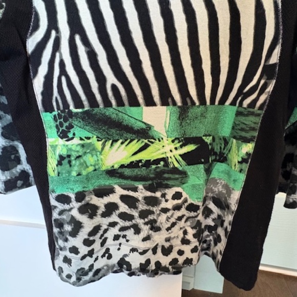 Betty Barclay Collection sz M Women's top multicolour floral & animal print - Picture 10 of 16
